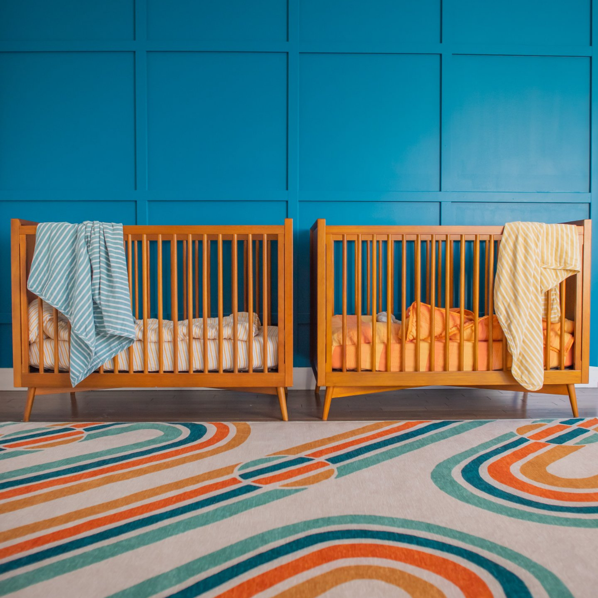3 Piece Crib Set - Marigold Mixed Gingham – Henry & BROS.